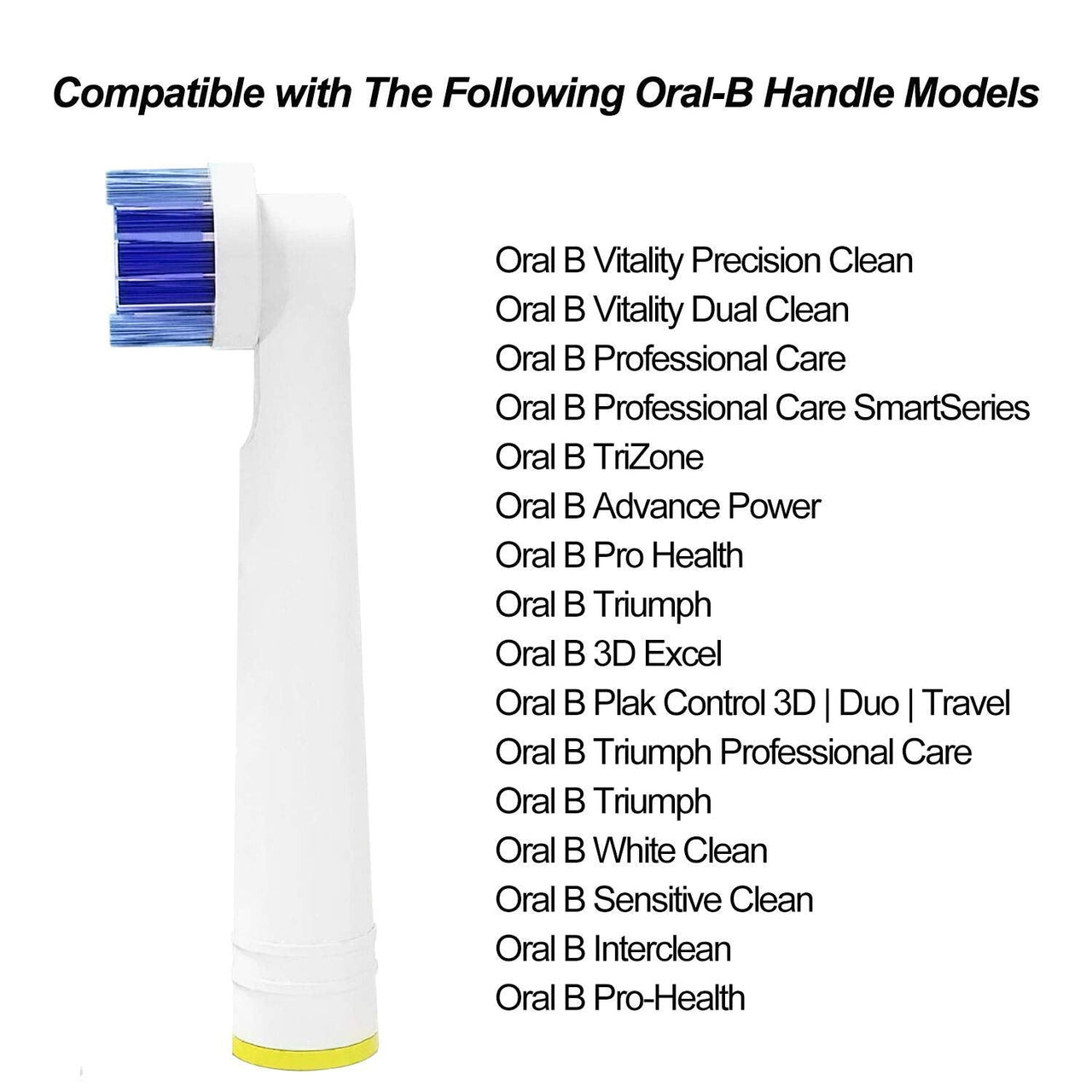 Replacement Toothbrush Heads Compatible With Oral B Braun