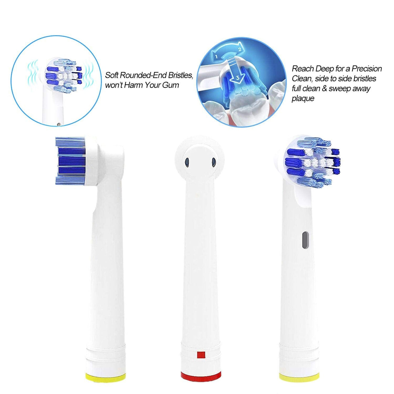 Replacement Toothbrush Heads Compatible With Oral B Braun