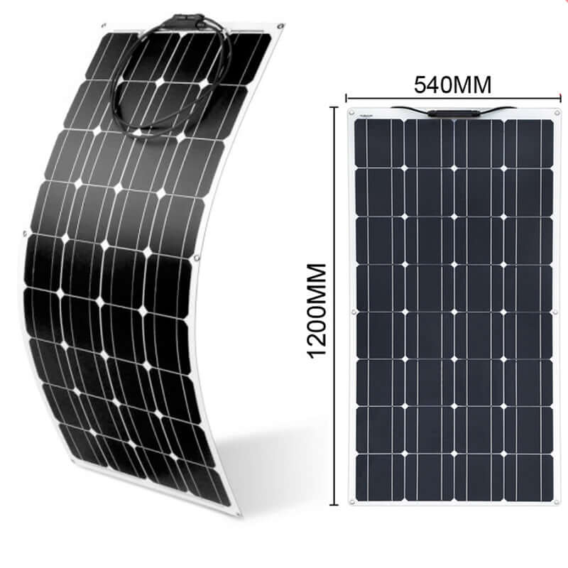 100W 18V Semi Flexible Solar Panel - Homyspire NZ