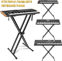 Thumbnail for X-Style Piano Keyboard Stand Adjustable