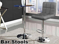 Thumbnail for Adjustable Swivel Armless Bar Stools With Pu Leather - Homyspire NZ