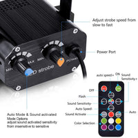 Thumbnail for Christmas Stage Lights with Remote Control Adjustable Speed 7 Modes - Homyspire NZ