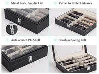 Thumbnail for Sunglasses Case Organizer Eyeglasses Storage Box