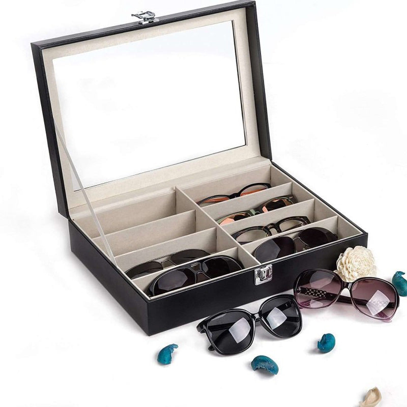 Sunglasses Case Organizer Eyeglasses Storage Box