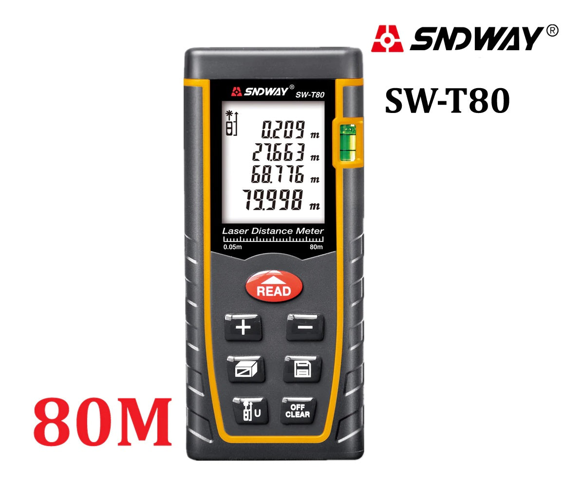 Laser Distance Meter Sndway SW-T80 80 Meters