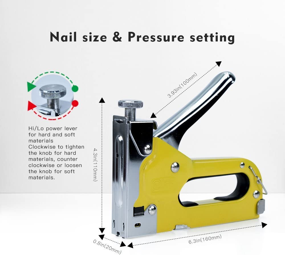 Staple Gun, 3 Way Stapler Tool Kit 3 - In - 1