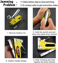 Thumbnail for Staple Gun, 3 Way Stapler Tool Kit 3 - In - 1