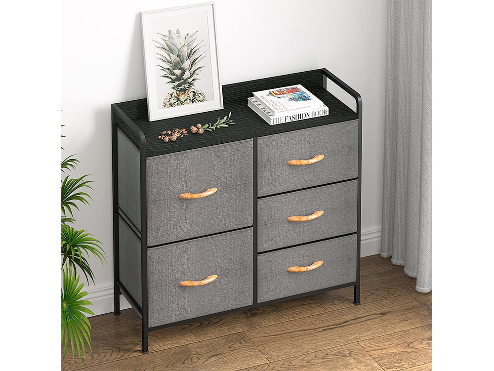 Tallboy 5 Drawer Dresser for Bedroom - Homyspire NZ