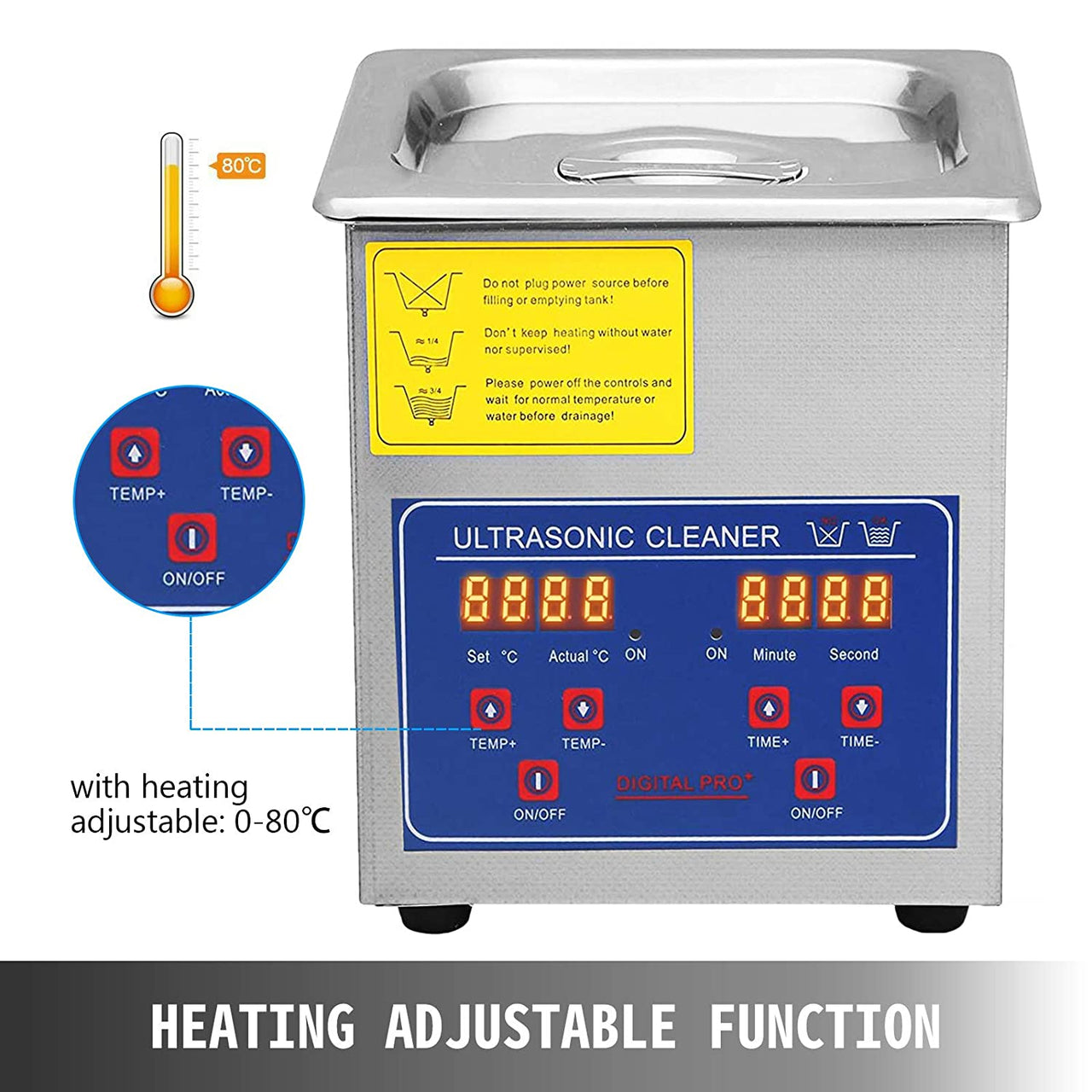 Ultrasonic Cleaner 2L Jewellery Cleaner - Homyspire NZ