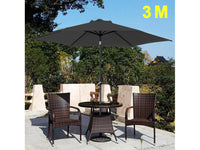 Thumbnail for 3M Parasol Replacement Cloth Round Garden Umbrella Cover For 8-Arm