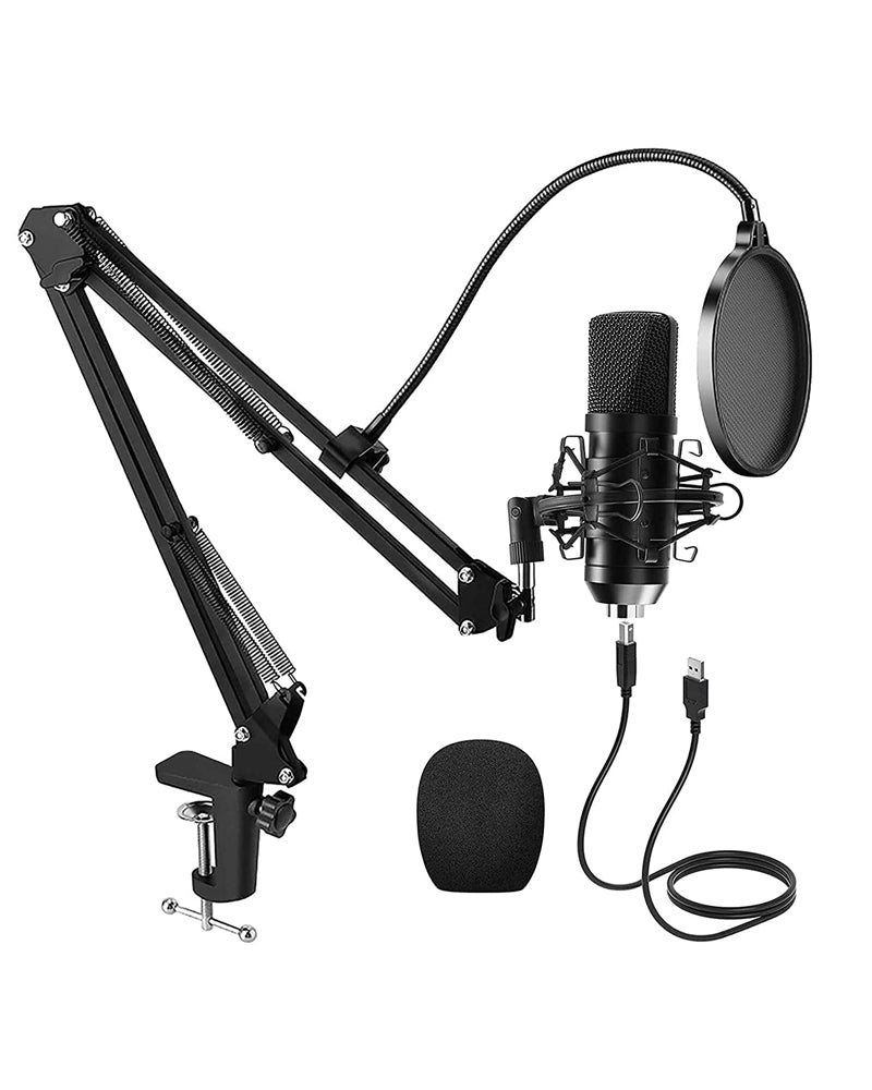 Usb Condenser Microphone Mic With Stand - Homyspire NZ