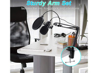 Thumbnail for Usb Condenser Microphone Mic With Stand - Homyspire NZ