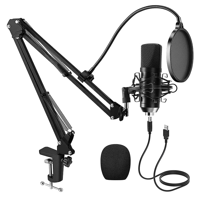 Usb Condenser Microphone Mic With Stand - Homyspire NZ