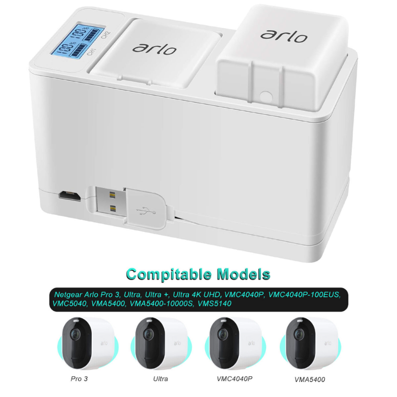 Arlo Pro 3 / Pro 4 Battery Charger