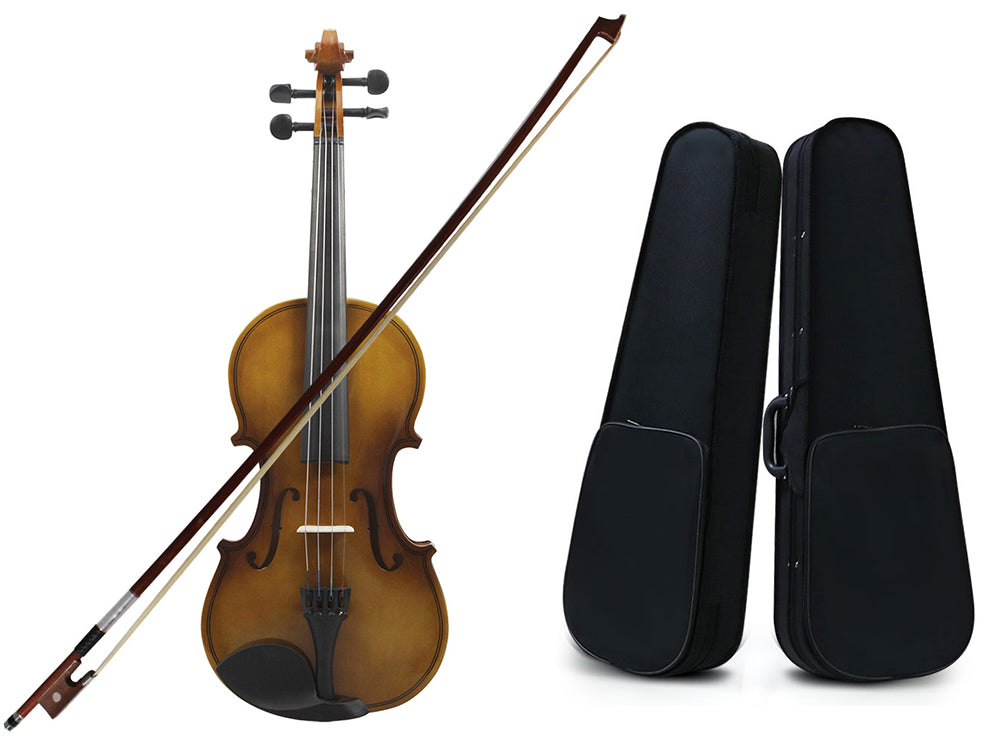 Full-size 4/4 Violin with Carrying Case Nature - Homyspire NZ