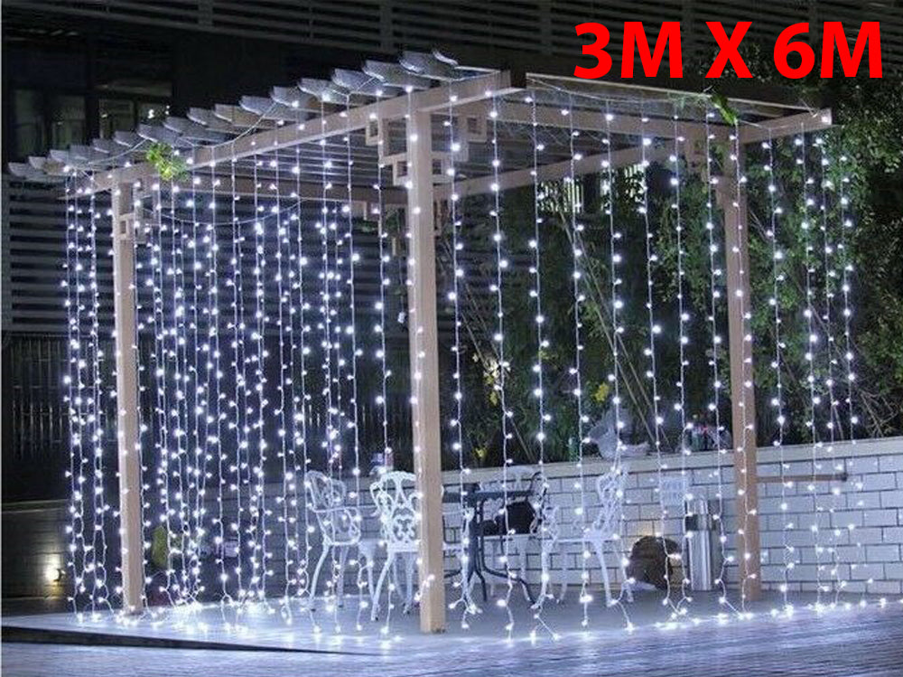 Curtain Lights 3*6m White