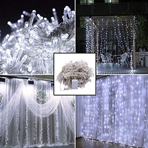 Curtain Lights 3*6m White