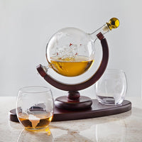 Thumbnail for Whiskey Decanter 850ml 2 Glasses - Homyspire NZ