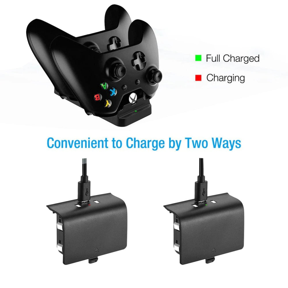 Xbox One Charging Dock With 2 X Battery