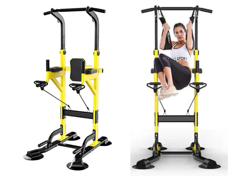 Power Tower Dip Station Pull Up Bar for Home Gym