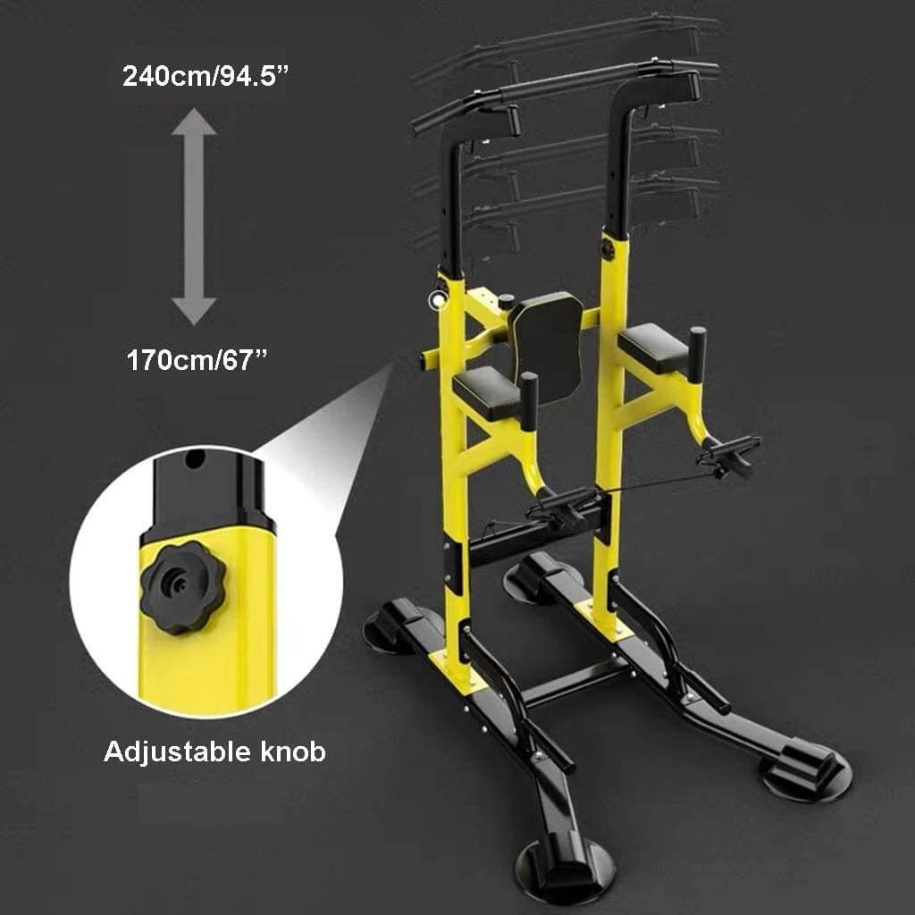 Power Tower Dip Station Pull Up Bar for Home Gym