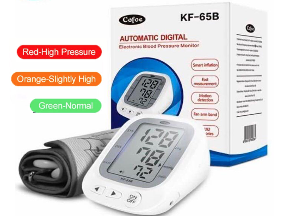 Blood Pressure Monitor Upper Arm Automatic BP Machine Monitor