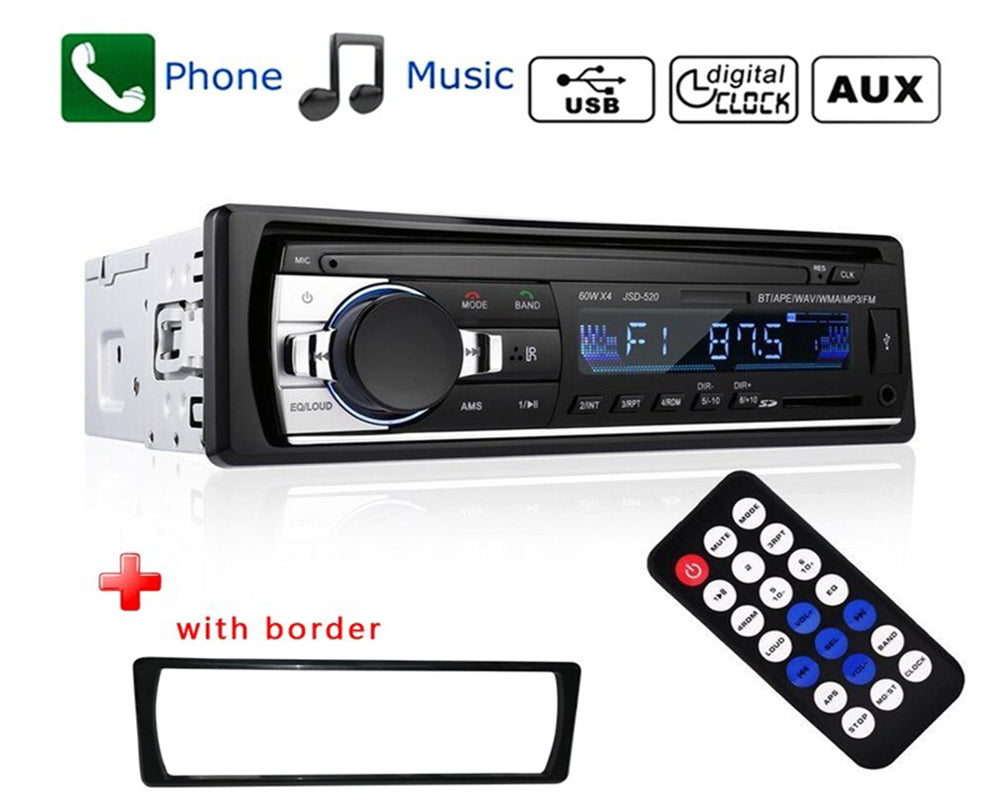 Car Stereo JSD-520 Bluetooth SD USB MP3 FM AUX receciver