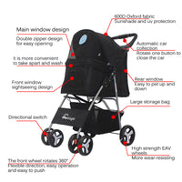 Thumbnail for Foldable Pet Stroller