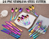 Thumbnail for 24 PCS Stainless Steel Cutlery Set