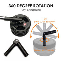 Thumbnail for Barbell Landmine Attachment T-bar Row Plate Post Insert Landmine