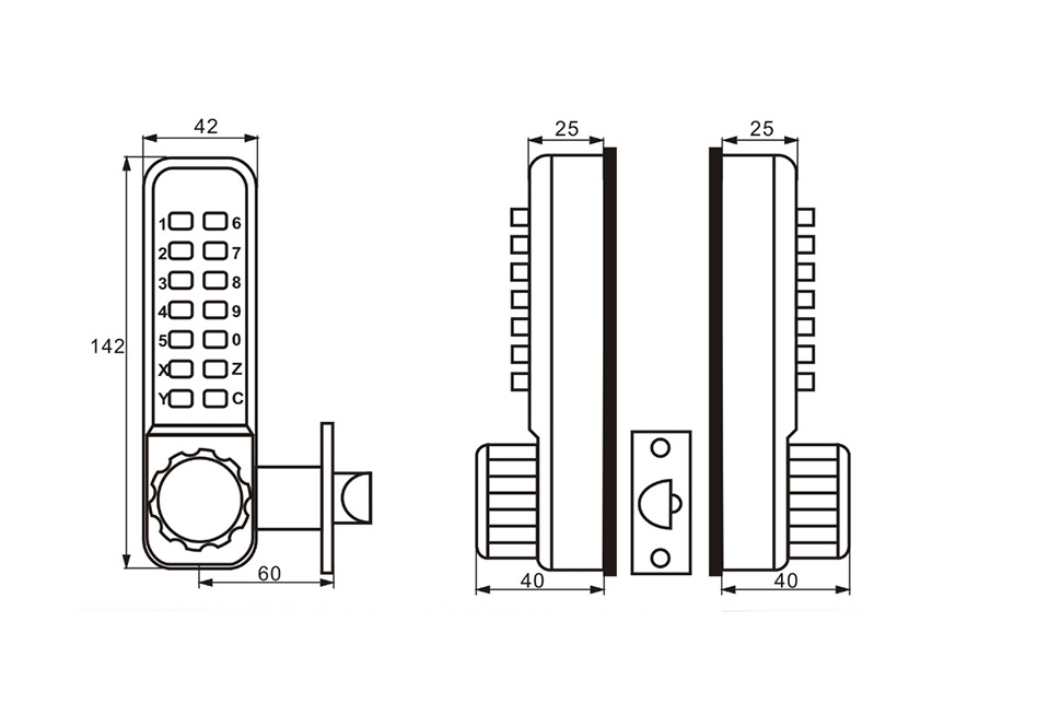 Security Keyless Door lock