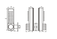 Thumbnail for Security Keyless Door lock