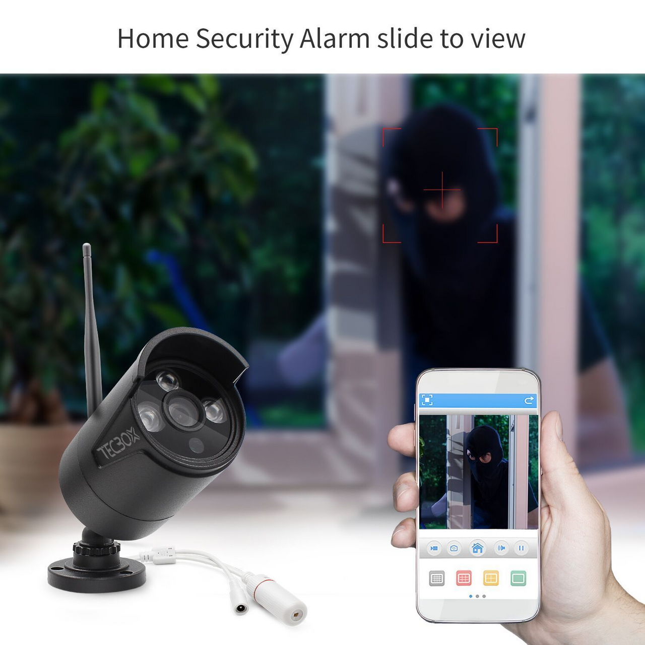 Wireless Security Camera System 4 Cameras