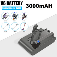 Thumbnail for Dyson Battery V6 Vacuum Cleaner Battery 3Ah Replacement