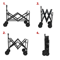 Thumbnail for Camping Trolley Cart Wagon Cart Picnic Beach Trolley