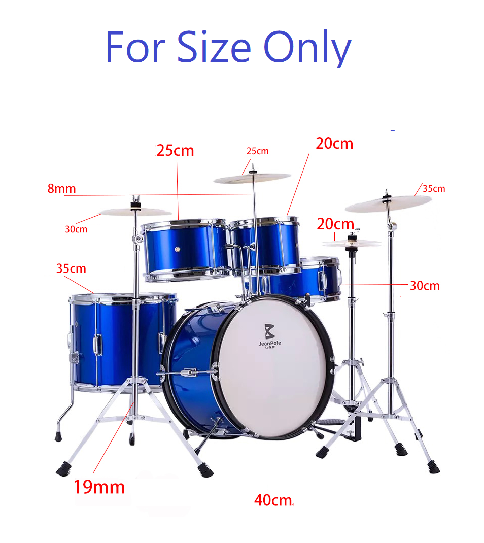 Kids Drum Kit Set Black