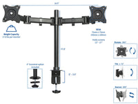 Thumbnail for Dual Arm Monitor Mount Stand Bracket