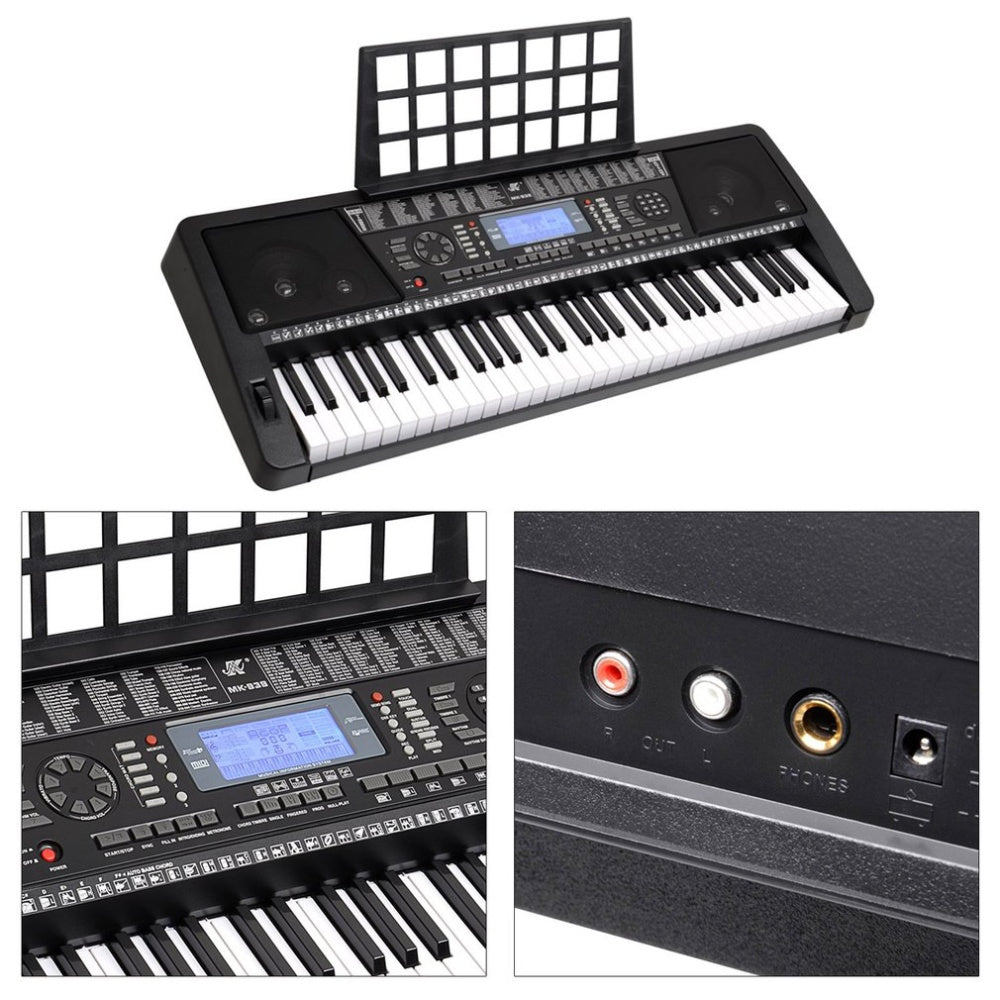 61 Key Electronic Piano Keyboard & Stand