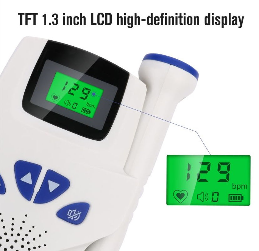 Fetal Doppler Portable Heartbeat Detector