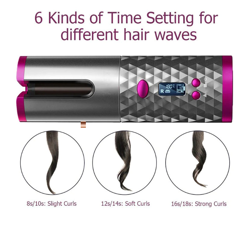 Hair Curler Cordless Automatic