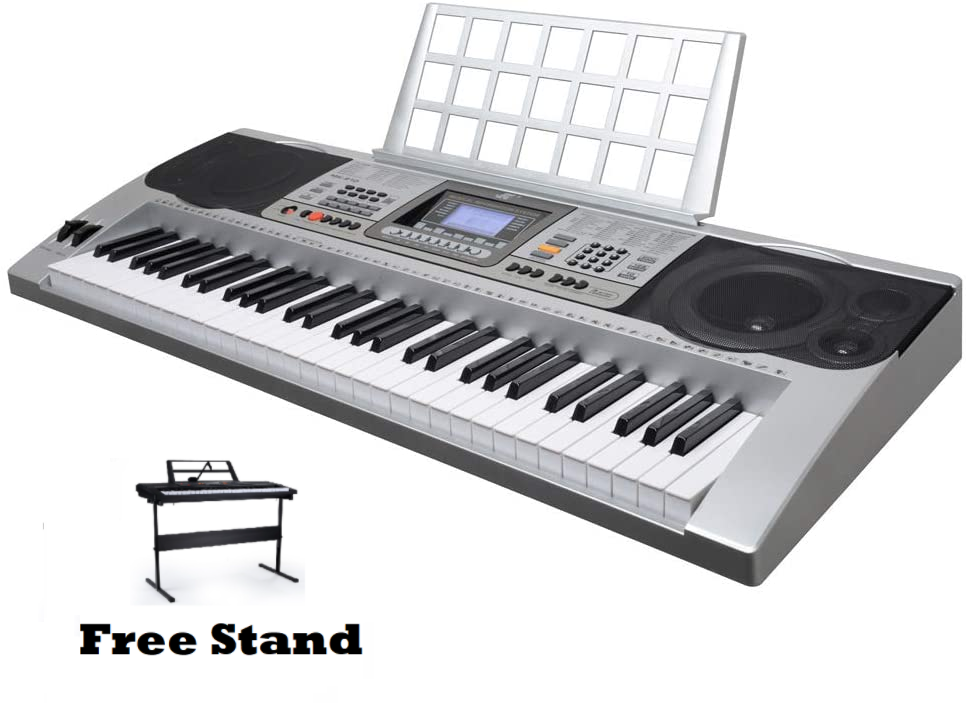 61 Key Electronic Piano Keyboard & Stand