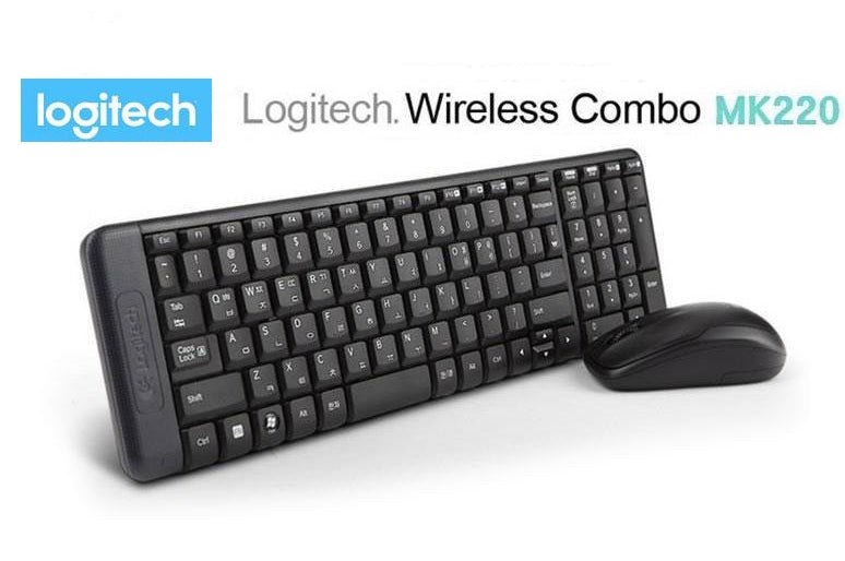 Logitech MK220 wireless keyboard and mouse