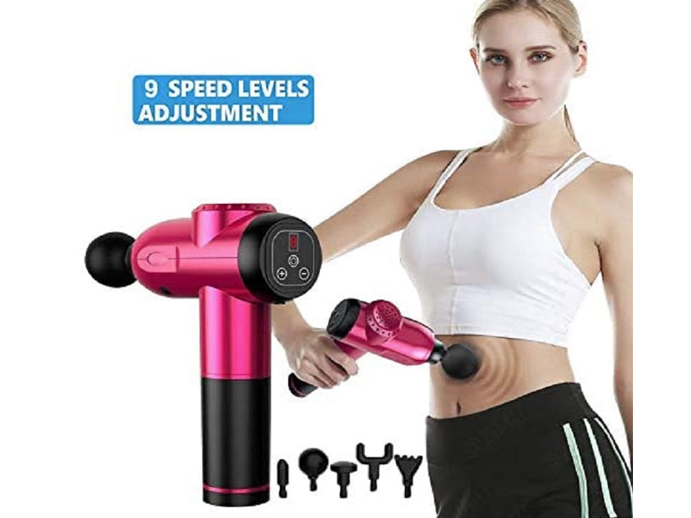 Massage gun with 5 Massage Heads