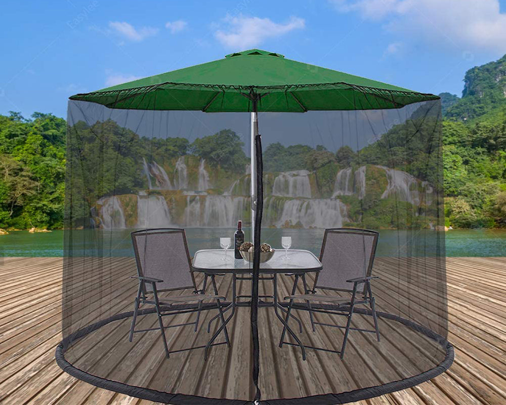 Outdoor Patio Umbrella Mosquito Net Screen