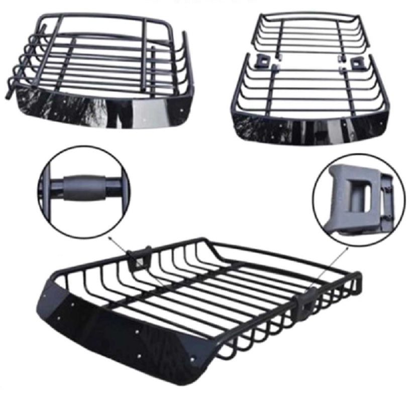 Universal Roof Rack Basket Car Top Luggage Rack