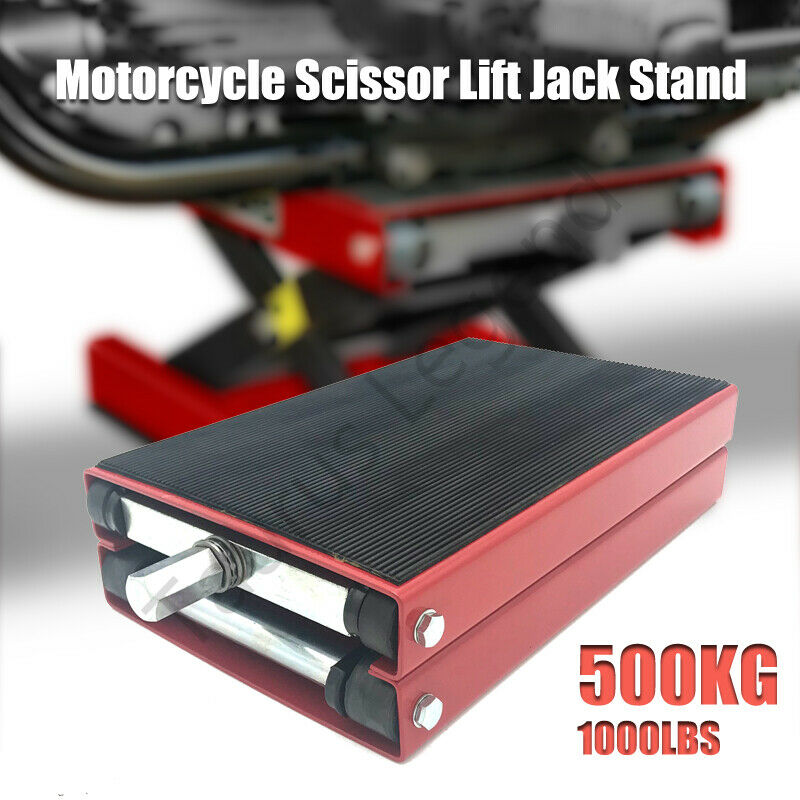 Motorcycle Scissor Lift Stand with Pad