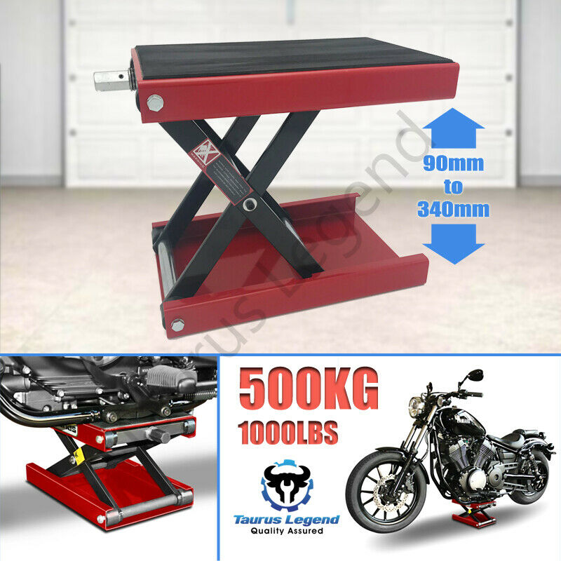 Motorcycle Scissor Lift Stand with Pad