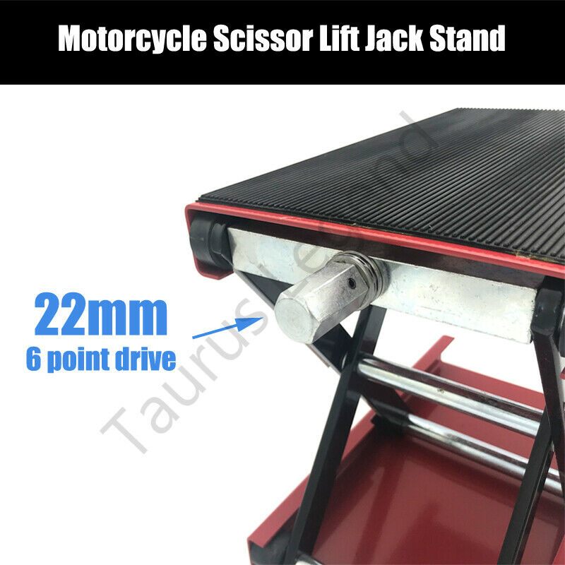 Motorcycle Scissor Lift Stand with Pad