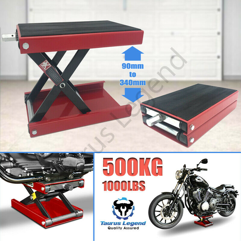 Motorcycle Scissor Lift Stand with Pad