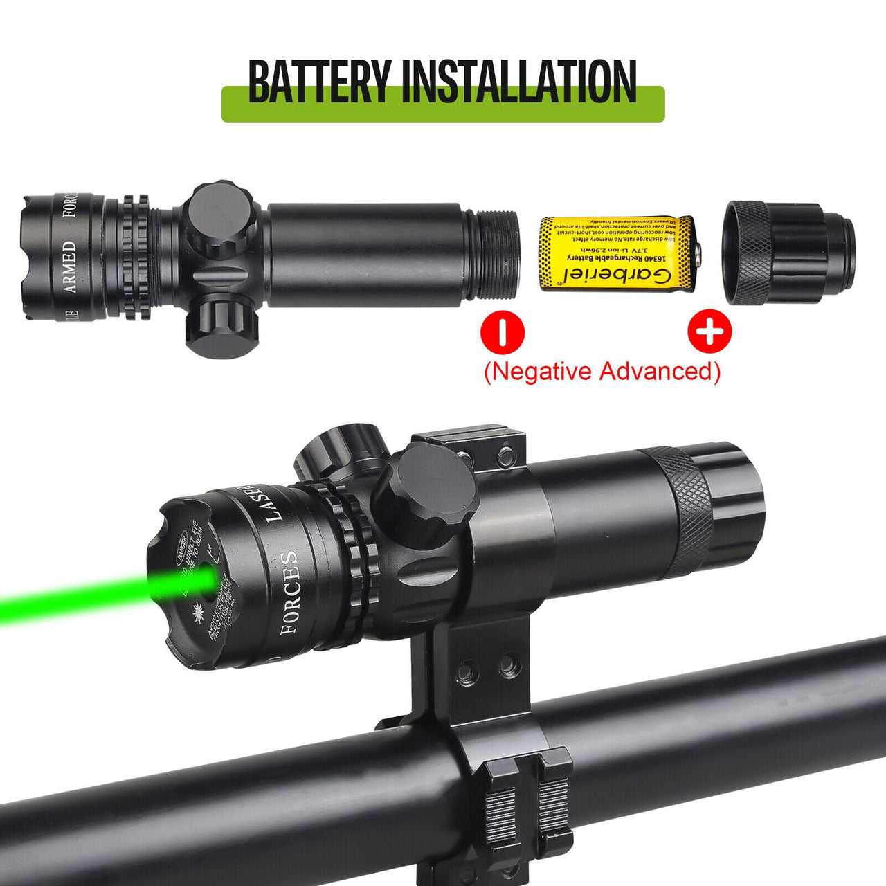 Tactical Green Laser Sight Rifle Dot Scope